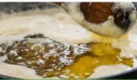 Cuisson de l'écume et Récupération de l'huile